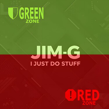 Jim G Green Zone Red Zone